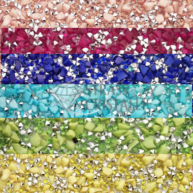 Crystal rock con pietre dure