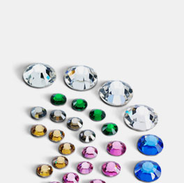 Hot fix rhinestones and products