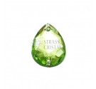 GOCCIA VERDE ACRILICA CON FORI