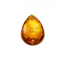 GOCCIA ARANCIO/TOPAZIO ACRILICA CON FORI