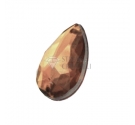 GOCCIA MARRONE/SMOKED TOPAZ ACRILICA CON FORI