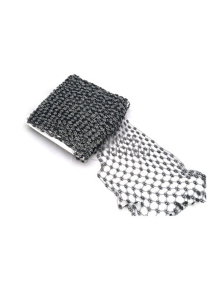 Gallon strass CON RETE NERO/CRY 4 strass