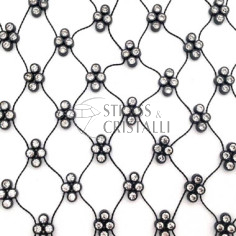 Gallon strass CON RETE NERO/CRY 4 strass