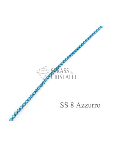 GALLON STRASS AZZURRO