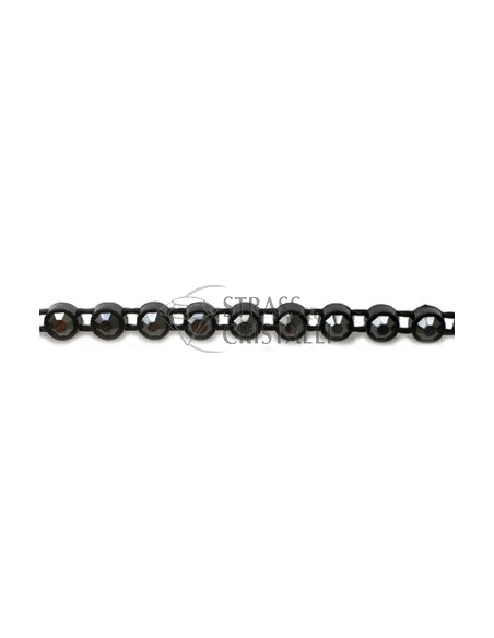 GALLON STRASS JET HEMATITE