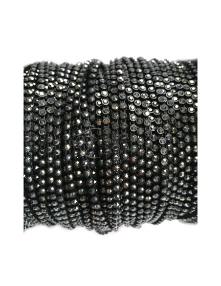 GALLON STRASS JET HEMATITE