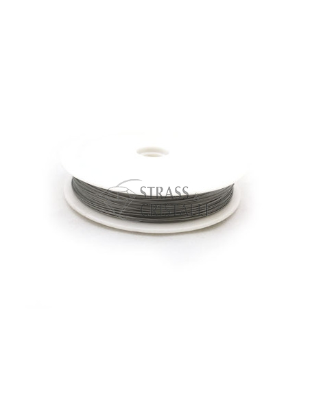 CAVETTO IN ACCIAIO Ø 0,38mm COL. ACCIAIO