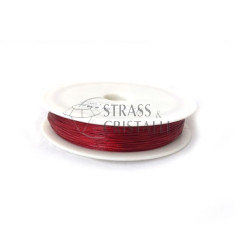 CAVETTO IN ACCIAIO Ø 0,38mm COL 14 ROSSO