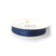 CAVETTO IN ACCIAIO Ø 0,38mm  COL 16 BLU SCURO