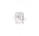 Ottagono in cristallo con castone CRISTALLO