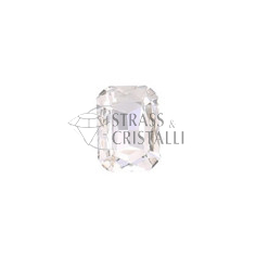 Ottagono in cristallo con castone CRISTALLO