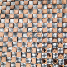 GLASS MESH QUADRATO LT. SMOKED TOPAZ 2