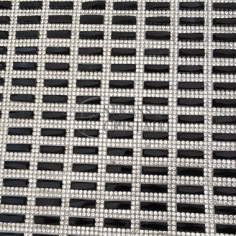 GLASS MESH RETTANGOLO NERO 2