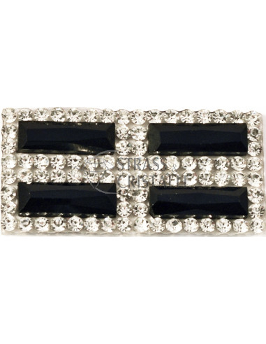GLASS MESH RETTANGOLO NERO