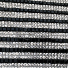 GLASS MESH QUADRATINI NERI 2