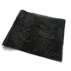 GLASS MESH SCACCHI 4X4 NERO