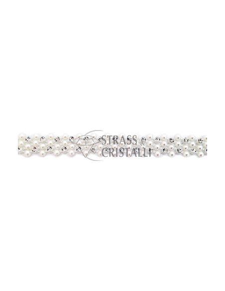 PASSAMANERIA CON PERLA ZIG ZAG