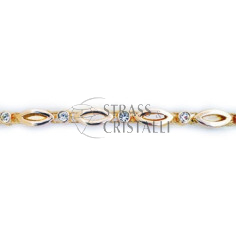 PASSAMANERIA CON STRASS 761 ORO
