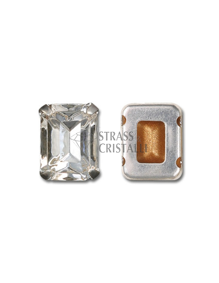 Ottagono CRISTALLO con castone