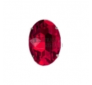 OVALE CON CASTONE ROSSO