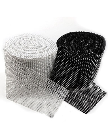 Gallon strass 24 FILI BIANCO/CRY