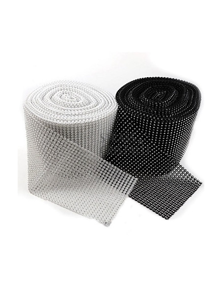 Gallon strass 24 FILI BIANCO/CRY