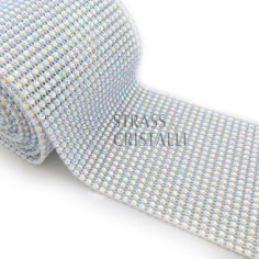 Gallon strass 24 FILI BIANCO/AB