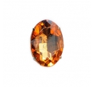 OVALE CON CASTONE ARANCIONE