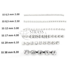 CATENA STRASS SS17 NIKEL/CROMO 4 mm 2