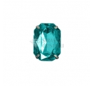 RETTANGOLO VERDE SMERALDO CON CASTONE