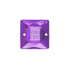 QUADRATO VIOLA ACRILICO CON FORI