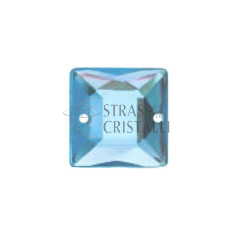 QUADRATO AZZURRO ACRILICO CON FORI