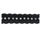 Passamaneria elastica con strass