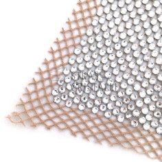 RETE CARNE CON STRASS SS20 CRY 2
