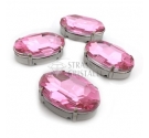 OVALE CON CASTONE ROSA