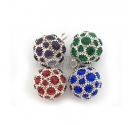 SFERA ARG CON STRASS ROSSO