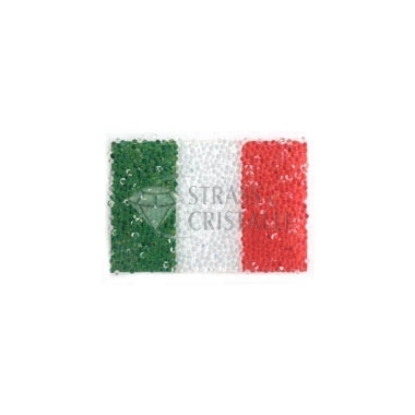 APPLICAZIONE STRASS BANDIERA ITALIA