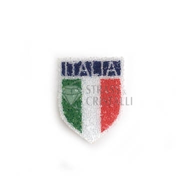 APPLICAZIONE STRASS SCUDETTO ITALIA