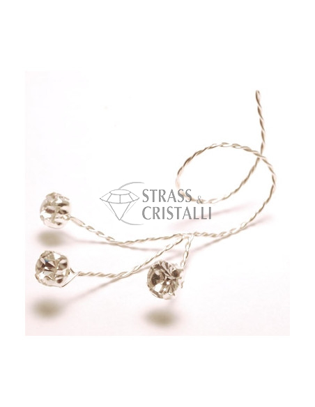 Fiorellino con 3 strass