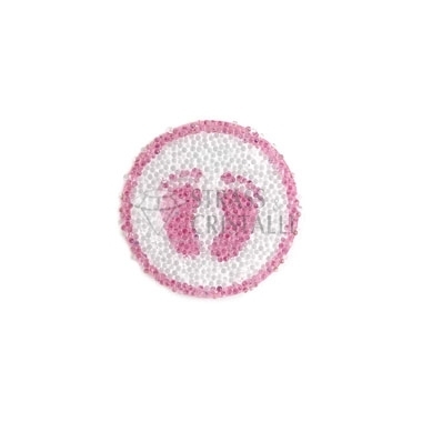 Applicazione STRASS PIEDINI ROSA