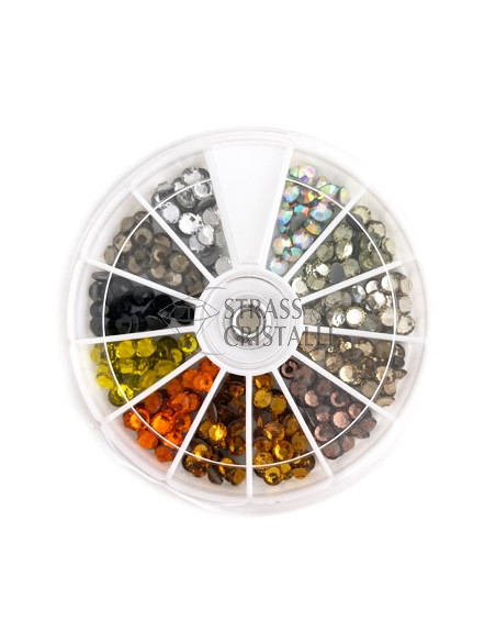 MIX COLORI STRASS SS20 GIALLO/ARANCIO