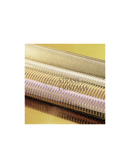 Foglio adesivo ARGENTO + GLITTER