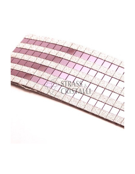 Foglio adesivo VIOLA + GLITTER