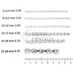 CATENA STRASS SS29 AB/ARG 6 mm 2