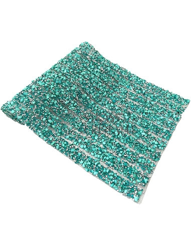 CRYSTAL ROCK STRISCE ADESIVE TURCHESE