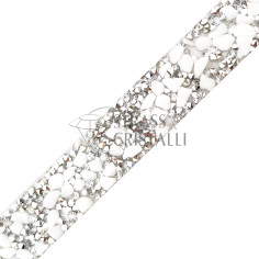 CRYSTAL ROCK BIANCO STRISCE ADESIVE