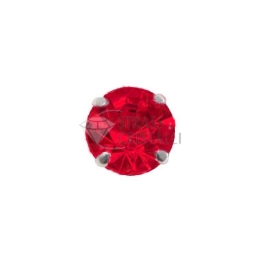 TONDO ROSSO CON CASTONE GARNET