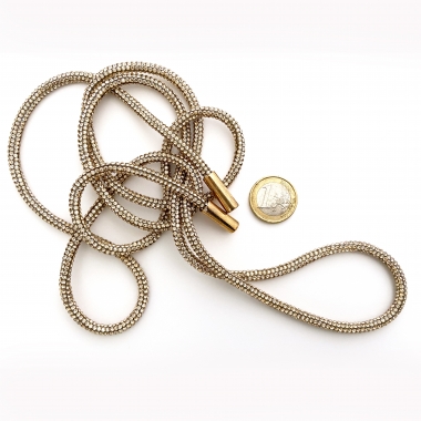 LACCETTO STRASS 4.5MM GOLD