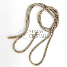 LACCETTO STRASS 4.5MM GOLD
