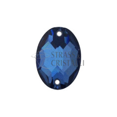 Pietra da cucire ovale DENIM BLUE